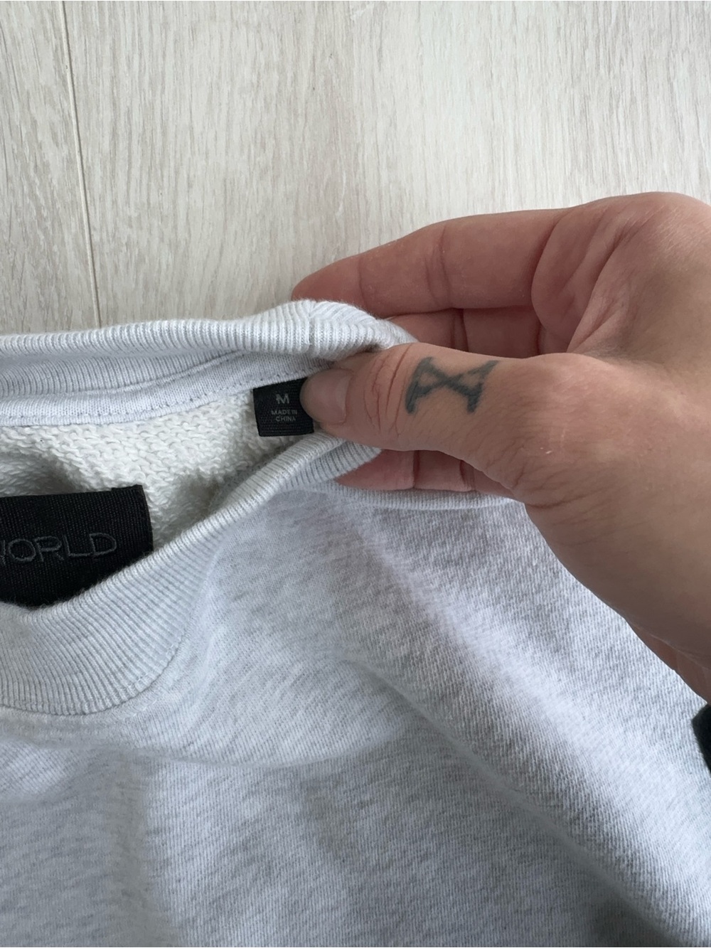 Aritzia Men's “Superworld” Crewneck Sweatshirt - Picture 4 of 7